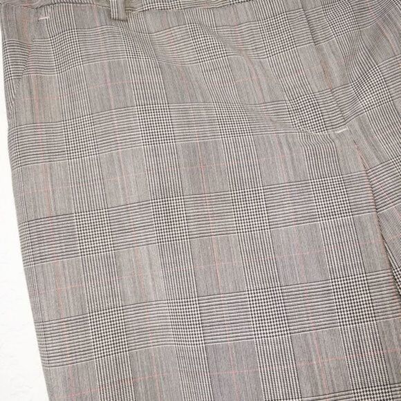 Ann Taylor Curvy Fit Glen‎ Check Trouser Pants Size 4 Petites - Picture 2 of 10